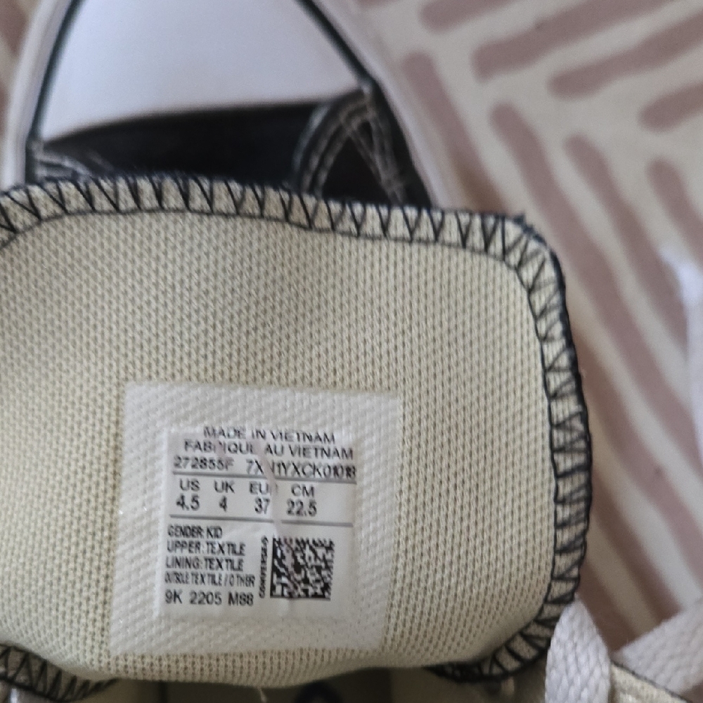 Converse Black and White High-Top Athletic Shoes - Picture 5 of 5